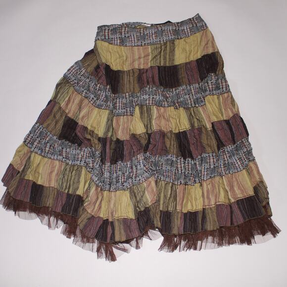 Giorgio Italia Vintage Fairycore Quilt Patchwork Maxi...